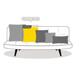 Dunelm Large Chenille Striped Cushion 9 Dunelm Large Chenille Striped Cushion -Elegant Home 1000033535 alt06