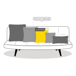 Dunelm Solar Cushion Cover -Elegant Home 1000061035 alt06