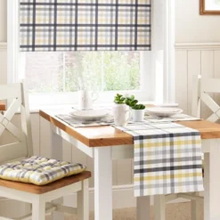 Dunelm Square Ochre Seat Pad 5 Dunelm Square Ochre Seat Pad -Elegant Home 1000084951 alt03