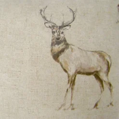 Dunelm Stag Print Cushion Cover 6 Dunelm Stag Print Cushion Cover -Elegant Home 1000092822 alt02