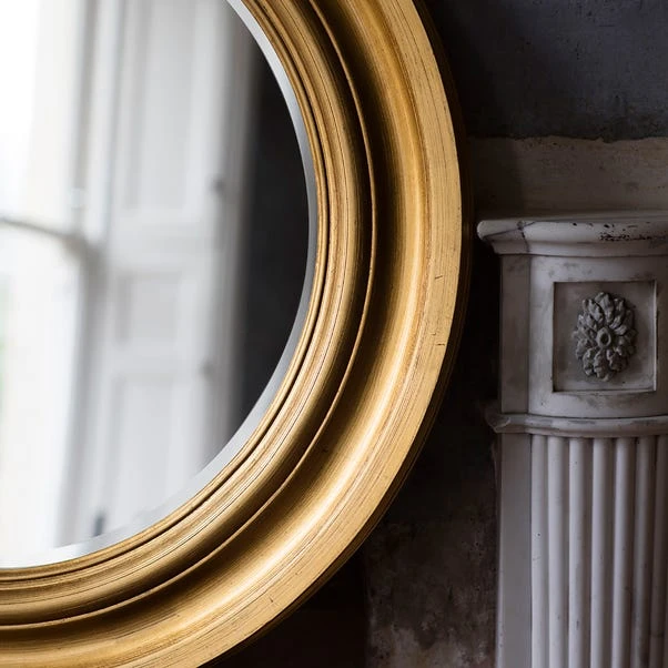 Cedar & Sage Easton Wall Mirror, Gold 84cm 2 Cedar & Sage Easton Wall Mirror, Gold 84cm - Image 2