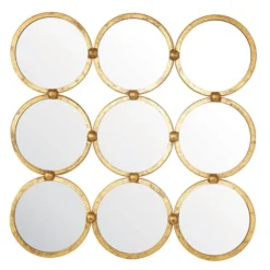 Cedar & Sage Harris Antique Gold Leaf Wall Mirror -Elegant Home 1000124523 alt02
