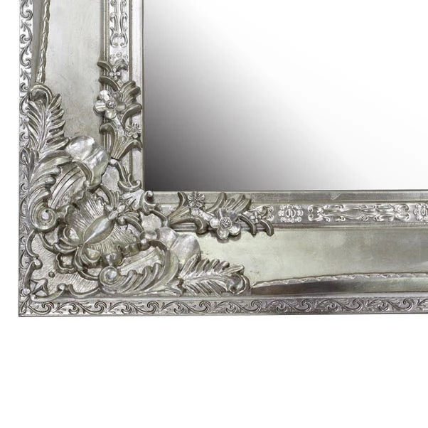 Dunelm Roma Rectangle Wall Mirror, Silver 84x115cm 2 Dunelm Roma Rectangle Wall Mirror, Silver 84x115cm - Image 2