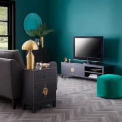 Dunelm Round Wall Mirror, 65cm -Elegant Home 1000137216 alt02