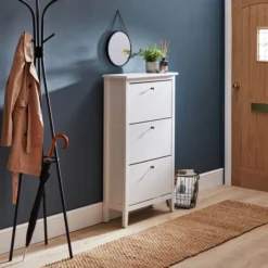 Dunelm Round Hanging Chain Wall Mirror, Black 31cm -Elegant Home 1000146671 alt02