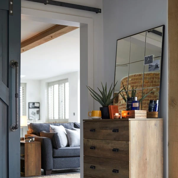 Dunelm Window Effect Wall Mirror, 75x90cm 2 Dunelm Window Effect Wall Mirror, 75x90cm - Image 2