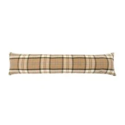 Isabella Check Draught Excluder Natural -Elegant Home 1000149610 alt02