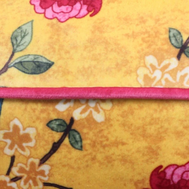 Paoletti Chinoiserie Gold Floral Cushion 2 Paoletti Chinoiserie Gold Floral Cushion - Image 2