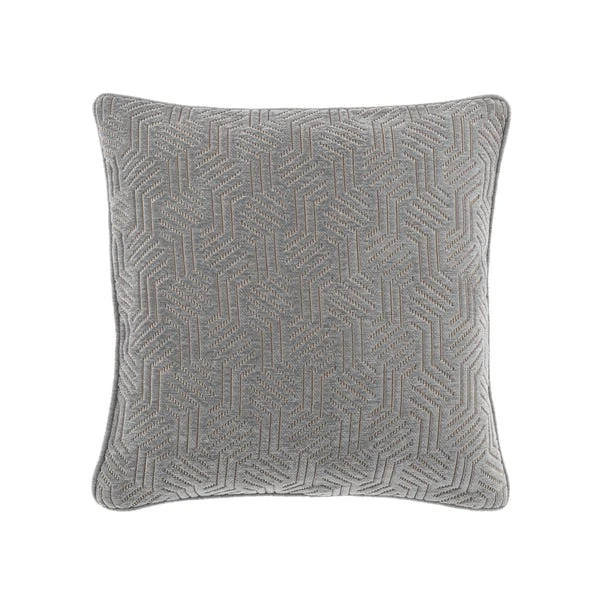 Luxury Collection Abstract Chenille Dove Grey Cushion 4 Luxury Collection Abstract Chenille Dove Grey Cushion - Image 4