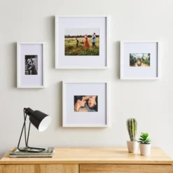 Dunelm White Oversized Mount Frame 10" X 8" (25cm X 20cm) -Elegant Home 1000158056 alt02