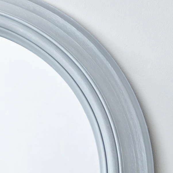 Dunelm Round Wall Mirror, Grey 59cm 2 Dunelm Round Wall Mirror, Grey 59cm - Image 2