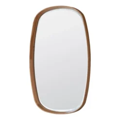 Cedar & Sage Sutton Wall Mirror, Oak 90x55cm 5 Cedar & Sage Sutton Wall Mirror, Oak 90x55cm -Elegant Home 1000160435 alt02