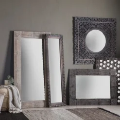 Cedar & Sage Farley Round Mirror, 120cm -Elegant Home 1000160452 alt03