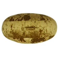 Crushed Velvet Ochre Floor Cushion 7 Crushed Velvet Ochre Floor Cushion -Elegant Home 1000165110 alt02