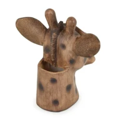 Dunelm Giraffe Head Pot And Glasses Holder -Elegant Home 1000167606 alt03