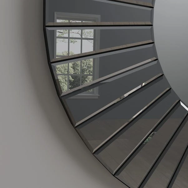 Dunelm Round Smoked Wall Mirror, 65cm 2 Dunelm Round Smoked Wall Mirror, 65cm - Image 2