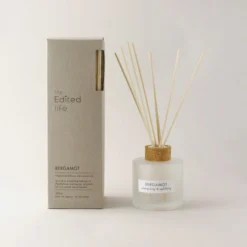 The Edited Life Wellness 200ml Oil Bergamot Reed Diffuser 9 The Edited Life Wellness 200ml Oil Bergamot Reed Diffuser -Elegant Home 1000183230 alt01