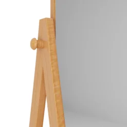 Dunelm Wooden Full Length Mirror With Shelf, Oak 160x40cm -Elegant Home 1000183757 alt02