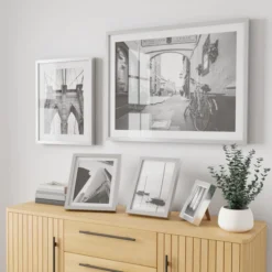 Dunelm Essentials Box Frame 8" X 6" (20cm X 16cm) Silver -Elegant Home 1000183796 alt02