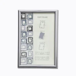 Dunelm Chrome Easy Frame 6" X 4" (15cm X 10cm)