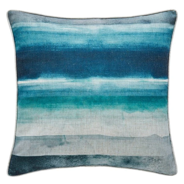 Dunelm Watercolour Stripe Cushion 2 Dunelm Watercolour Stripe Cushion - Image 2