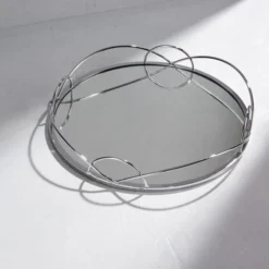 Dorma Silver Mirrored Tray