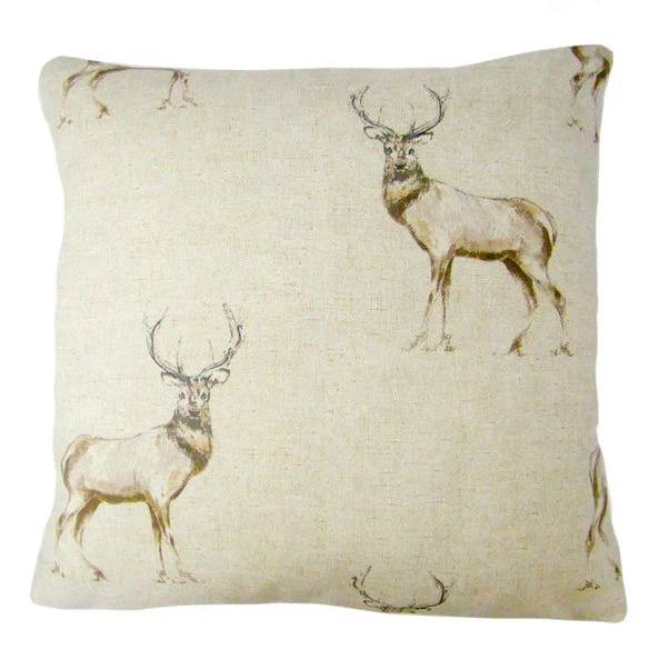 Dunelm Stag Print Cushion Cover 1 Dunelm Stag Print Cushion Cover