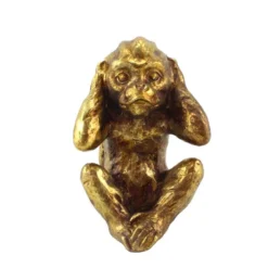 Dunelm Hear No Evil Resin Monkey Ornament