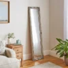 Dunelm Silver Swept Leaner Mirror, 43x164cm