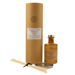 Churchgate Amber And Tonka 240ml Reed Diffuser