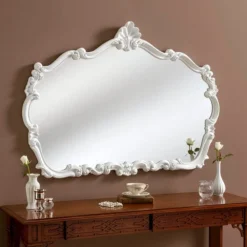 Yearn Mirrors Yearn Decorative Mirror, White 122x814cm