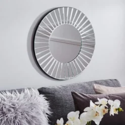 Elegant Home 73 Dunelm Round Wall Mirror, 65cm