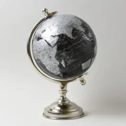 Decor Black And Silver Globe