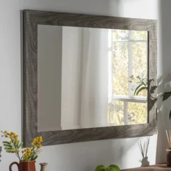 Yearn Mirrors Yearn Framed Leaner Mirror 168x76cm Grey