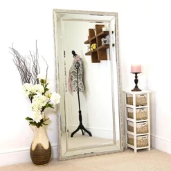 Milton Manor Anastasia Silver Leaner Mirror