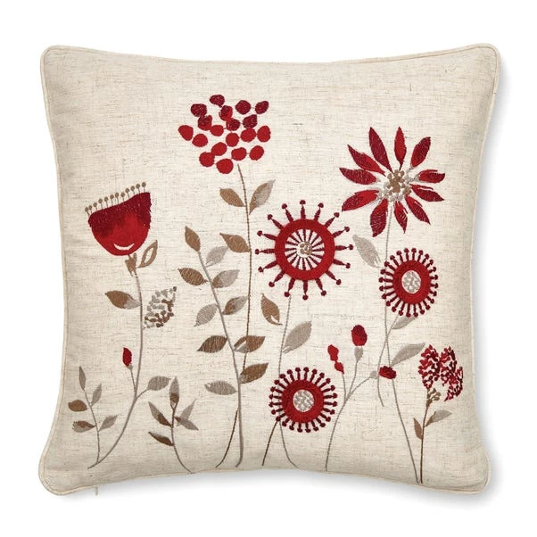 Dunelm Scandi Field Embroidered Cushion 1 Dunelm Scandi Field Embroidered Cushion