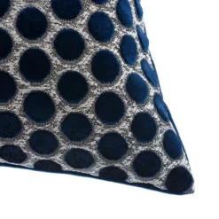 Dunelm Cut Velvet Polka Dot Navy Cushion 8 Dunelm Cut Velvet Polka Dot Navy Cushion -Elegant Home 30663254 alt03