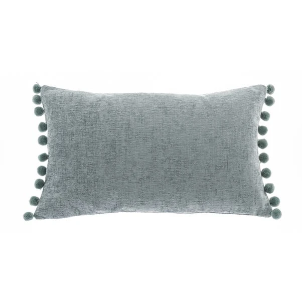 Dunelm Chenille PomPom Boudoir Cushion 1 Dunelm Chenille PomPom Boudoir Cushion