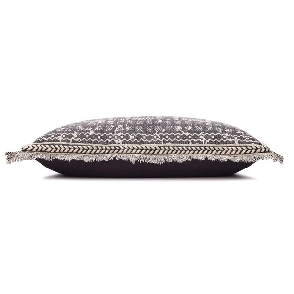 Dunelm Santiago Woven Charcoal Cushion 5 Dunelm Santiago Woven Charcoal Cushion - Image 5