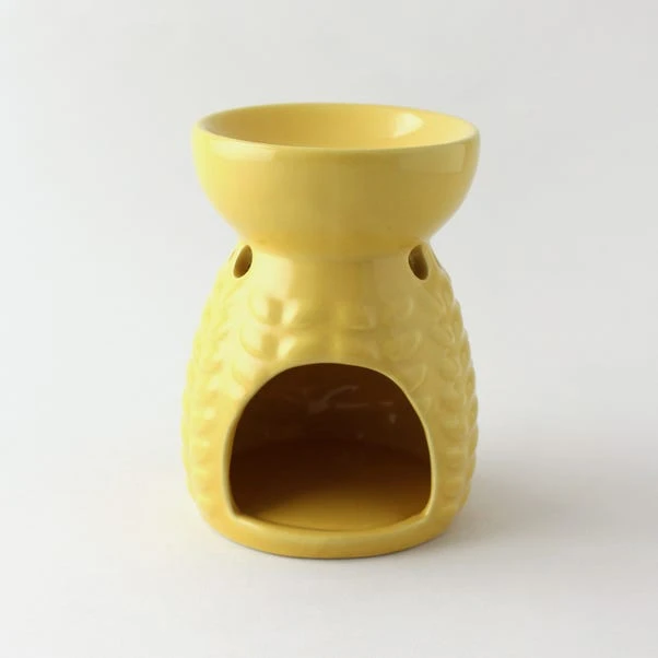 Dunelm Ochre Ceramic Oil Burner 1 Dunelm Ochre Ceramic Oil Burner