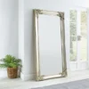 Dunelm Roma Leaner Mirror, Silver 177x91cm