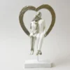 Dunelm Couple In Heart Sculpture