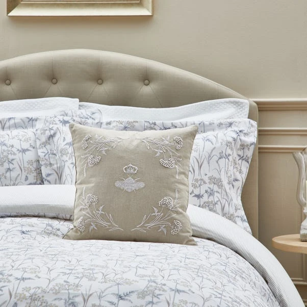 Dorma Embroidered Bee Cushion 1 Dorma Embroidered Bee Cushion