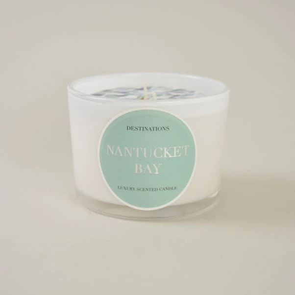 Dunelm Two Wick Pot Nantucket 1 Dunelm Two Wick Pot Nantucket