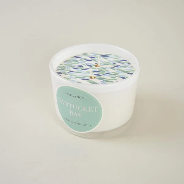 Dunelm Two Wick Pot Nantucket 3 Dunelm Two Wick Pot Nantucket - Image 3