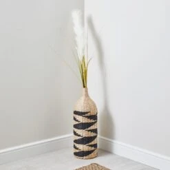Dunelm Large Woven Bottle Vase