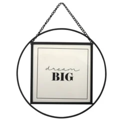 Dunelm Black Circular Hanging Frame 5" X 5" (13cm X 13cm)