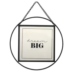 Dunelm Black Circular Hanging Frame 7" X 7" (18cm X 18cm)