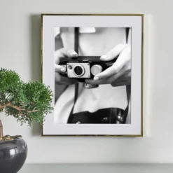 Dunelm Skinny Gold Edge Frame 8" X 10" (20cm X 25cm)