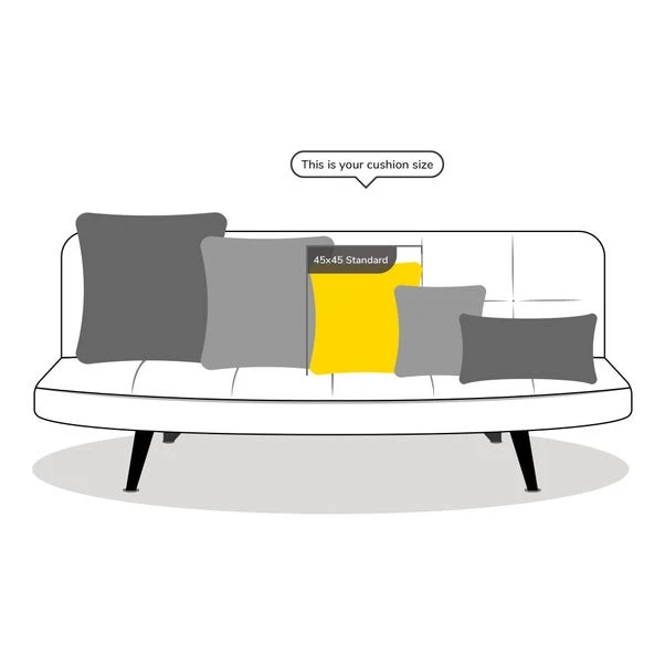 Dunelm Sydney Ecru Cushion 4 Dunelm Sydney Ecru Cushion - Image 4